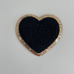 Varsity Glitter Patch - Black