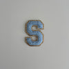 Varsity Glitter Patch - Blue