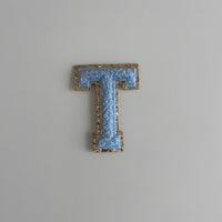 Varsity Glitter Patch - Blue