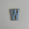 Varsity Glitter Patch - Blue