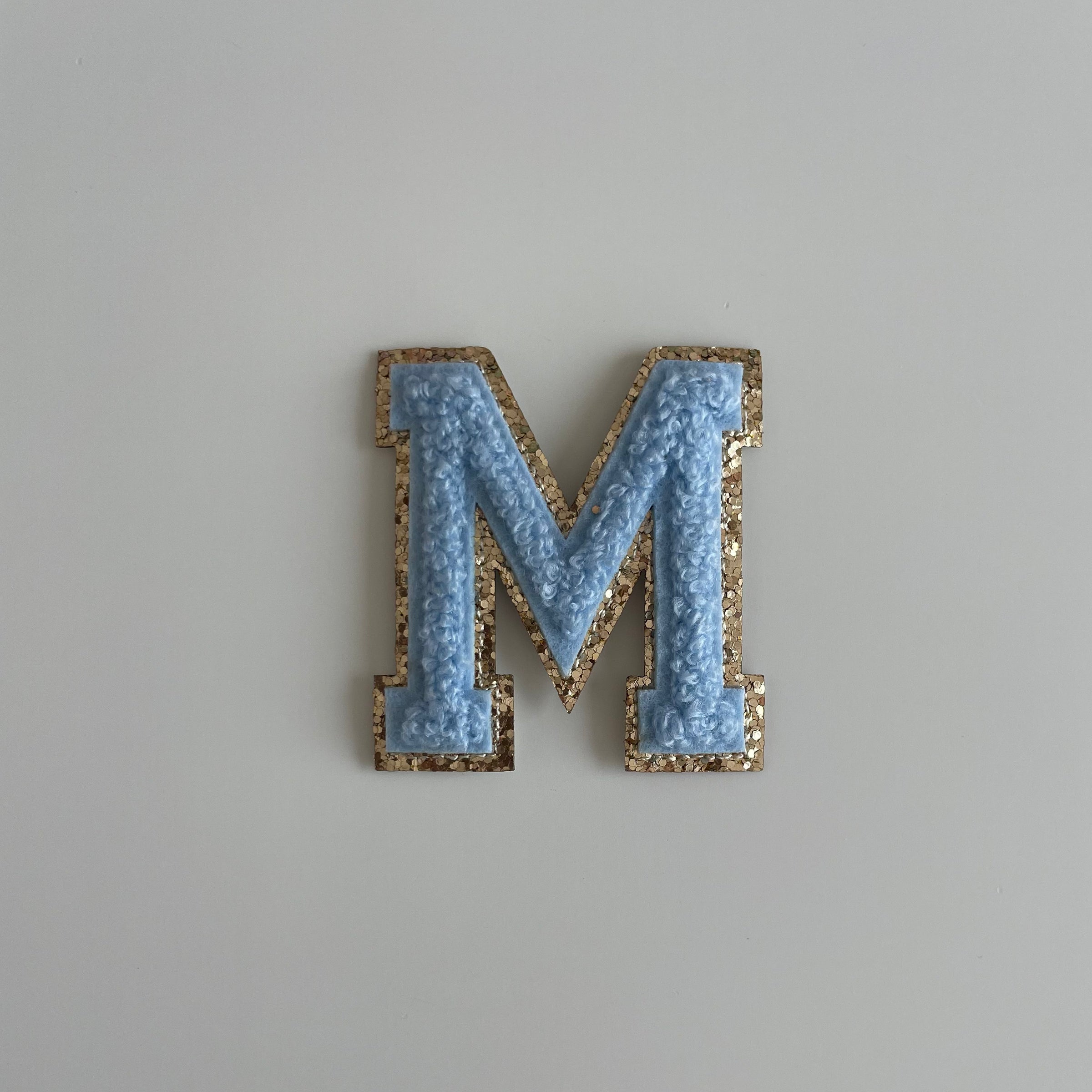 Varsity Glitter Patch - Blue