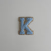 Varsity Glitter Patch - Blue