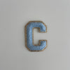 Varsity Glitter Patch - Blue