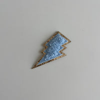 Varsity Glitter Patch - Blue