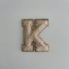 Varsity Glitter Patch - Nude