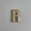 Varsity Glitter Patch - Nude