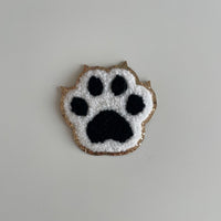 Varsity Glitter Patch - White