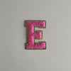 Varsity Glitter Patch - Pink