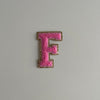 Varsity Glitter Patch - Pink