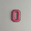 Varsity Glitter Patch - Pink