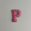 Varsity Glitter Patch - Pink