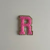 Varsity Glitter Patch - Pink