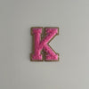 Varsity Glitter Patch - Pink