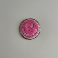 Varsity Glitter Patch - Pink