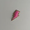 Varsity Glitter Patch - Pink