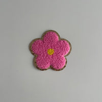 Varsity Glitter Patch - Pink