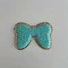 Varsity Glitter Patch - Turquoise
