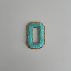 Varsity Glitter Patch - Turquoise