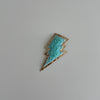 Varsity Glitter Patch - Turquoise