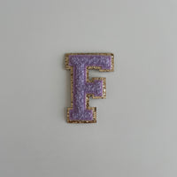Varsity Glitter Patch - Lilac