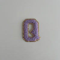 Varsity Glitter Patch - Lilac