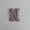 Varsity Glitter Patch - Lilac