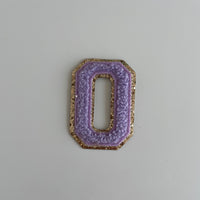 Varsity Glitter Patch - Lilac