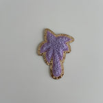 Varsity Glitter Patch - Lilac