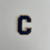 Varsity Glitter Patch - Navy