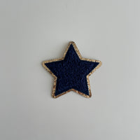 Varsity Glitter Patch - Navy