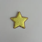 Varsity Glitter Patch - Yellow