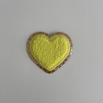 Varsity Glitter Patch - Yellow