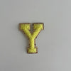 Varsity Glitter Patch - Yellow