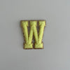 Varsity Glitter Patch - Yellow