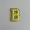 Varsity Glitter Patch - Yellow