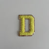 Varsity Glitter Patch - Yellow