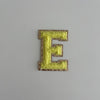 Varsity Glitter Patch - Yellow