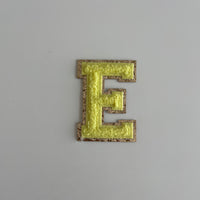 Varsity Glitter Patch - Yellow