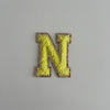 Varsity Glitter Patch - Yellow