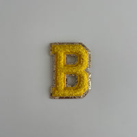 Varsity Glitter Patch - Golden
