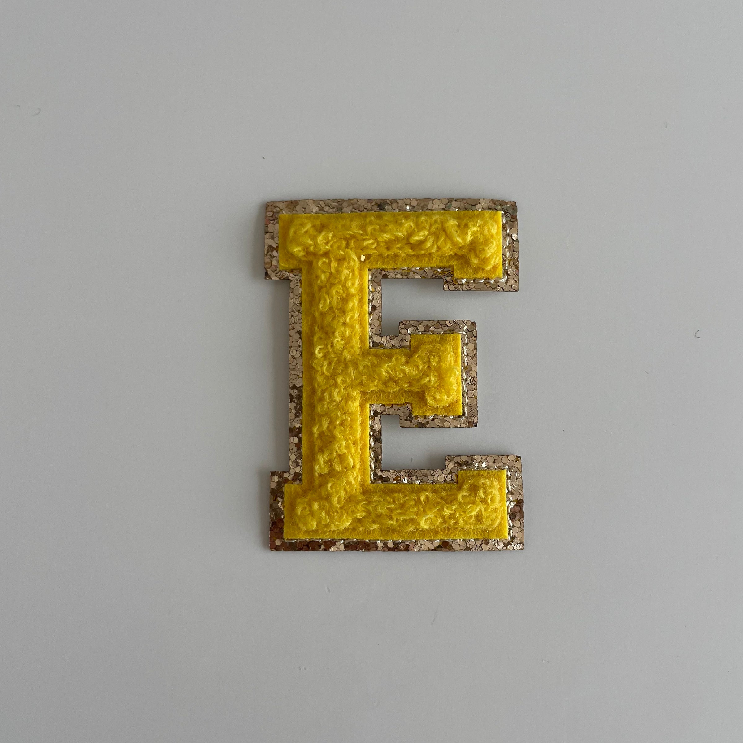 Varsity Glitter Patch - Golden