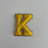 Varsity Glitter Patch - Golden
