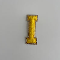 Varsity Glitter Patch - Golden