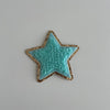 Varsity Glitter Patch - Turquoise
