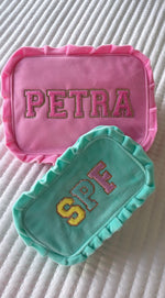 Velvet Frill Pouch