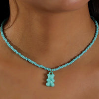 Beaded Bear necklace