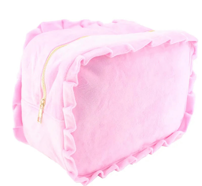 Velvet Frill Pouch