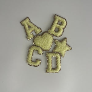 Micro Glitter Patch - Lemon